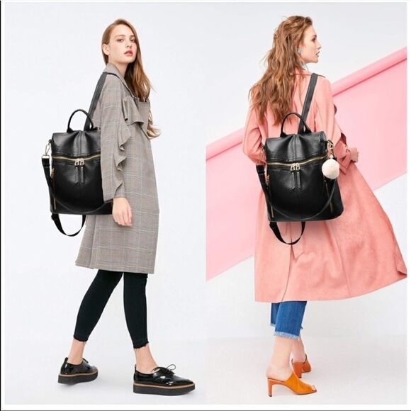 NEW PU LEATHER BACKPACK PURSE 🎀 - Picture 4 of 10